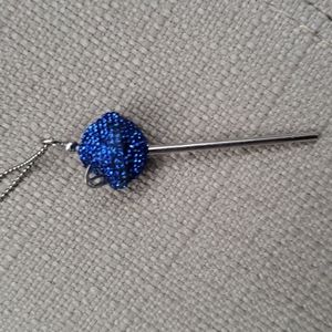 A Sweet Touch of Hope Swarovski Sapphire Lollipop Necklace